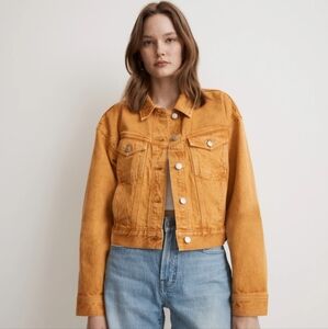 Madewell The Trucker Jean Jacket Dyed Edition Sz M NWOT